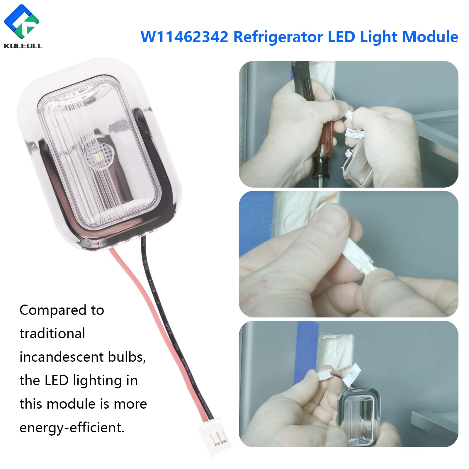 Amazon.com: KOLEOLL 5 Pack W11462342 Refrigerator LED Light Module